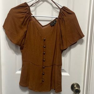 Button up blouse. Size S